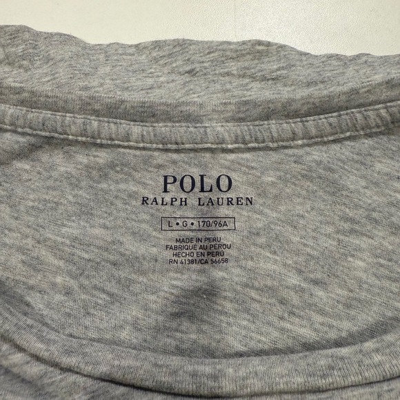 Polo Ralph Lauren Womens Gray Short Sleeve Crew Neck T-Shirt - Picture 3 of 3